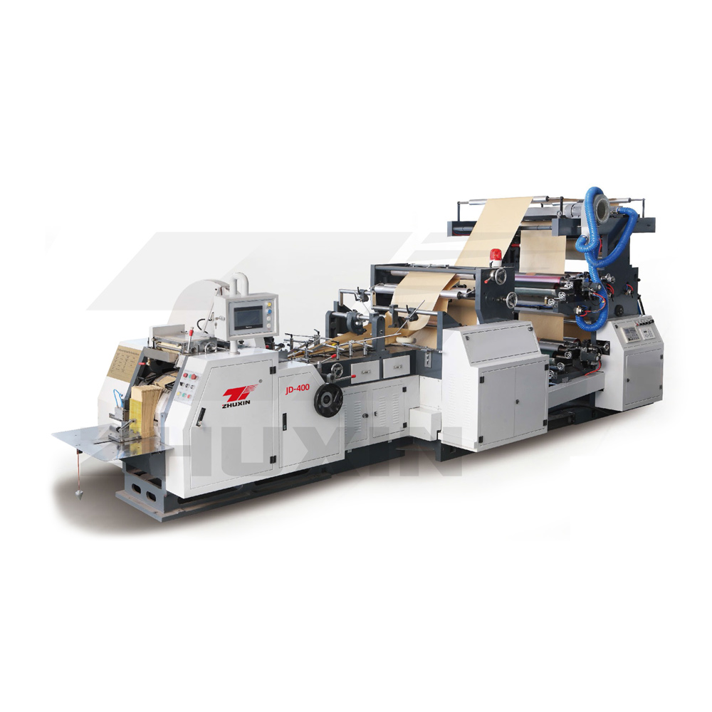 JD-400 全自动高速食品纸袋制袋机连体印刷机